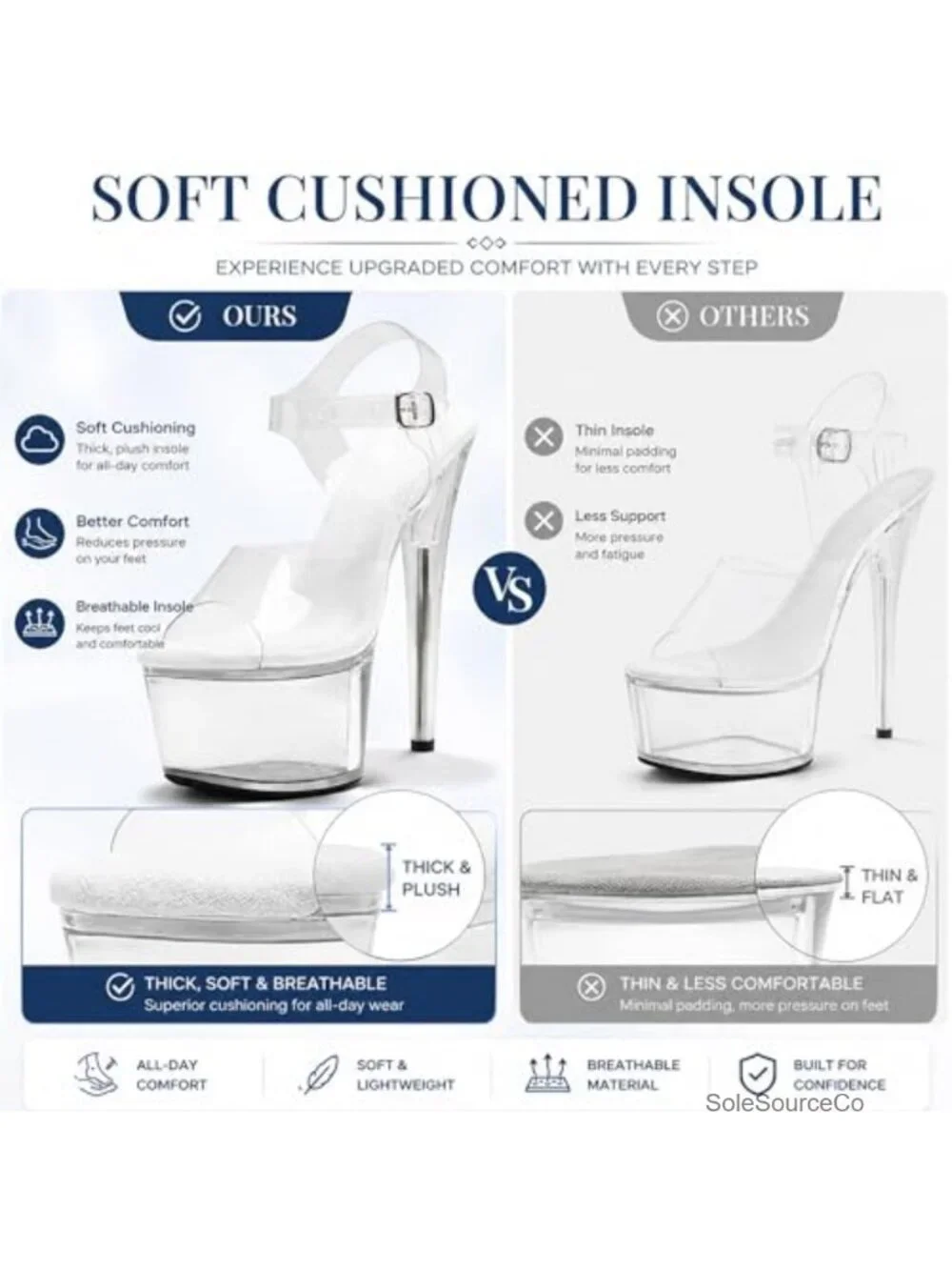 Clear Platform Heels 7